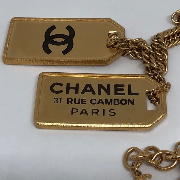 Chanel Tag Necklace Sale Online, 59 